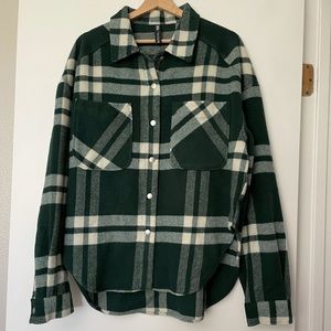 Zara oversized flannel